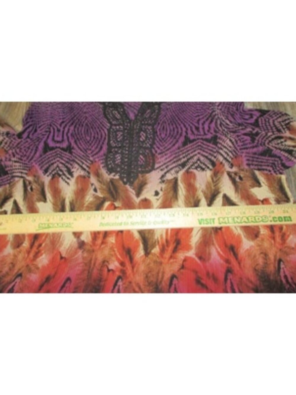 Catherines Crinkle Leaf V Neck 3/4 Slv Womens Petite Sz 2XWP Fairy Grunge Witch - Picture 8 of 13